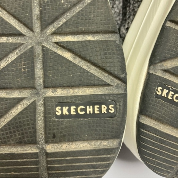 Skechers‎ gray knit sneakers size 8 air cooled memory foam - Picture 6 of 8